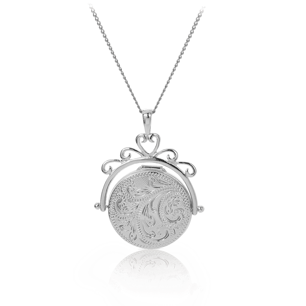 Filigree Locket in Sterling Silver - Wallace Bishop