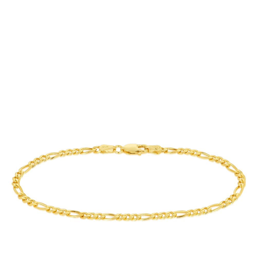 Fine Link Bracelet in 9ct Yellow Gold