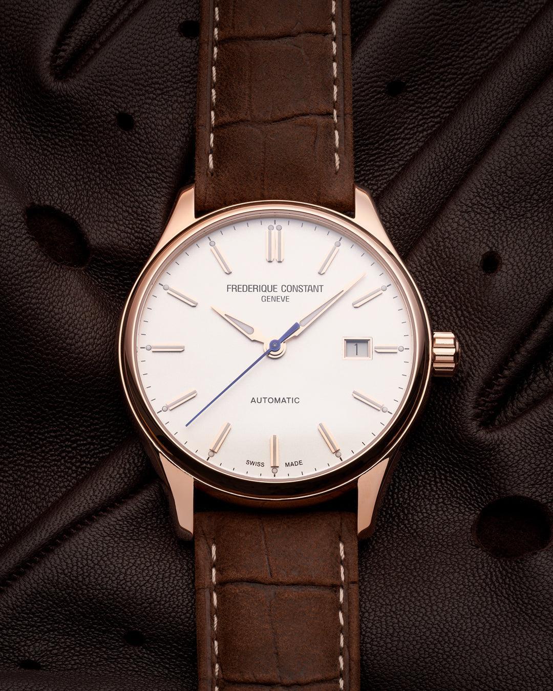 Frederique Constant Classic Men's 40mm Rose Gold PVD Automatic Watch FC-303NV5B4