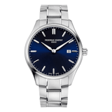 Frederique Constant Men's Classic Stainless Steel Quartz Dress Watch Blue Dial FC-220NS5B6B