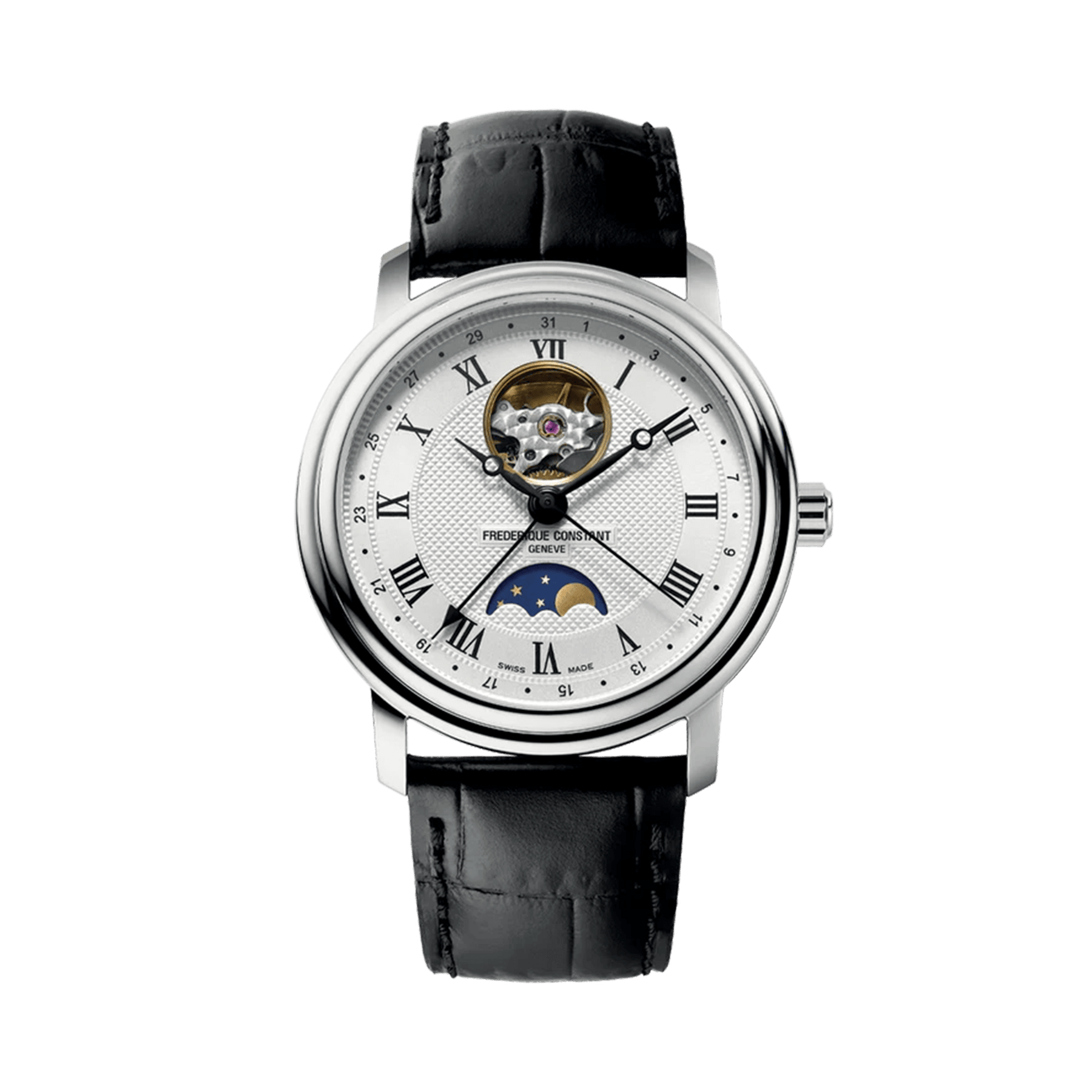 Frederique Constant Unisex 40mm Stainless Steel Automatic Watch FC-335MC4P6 - Wallace Bishop