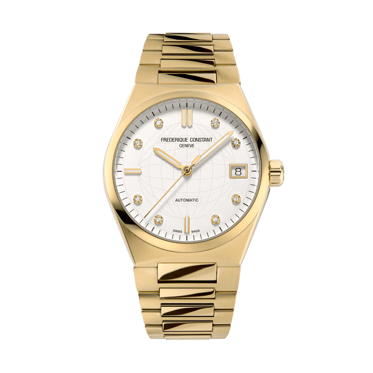 Frederique Constant Women's 34mm Gold PVD Automatic Watch FC-303VD2NH5B - Wallace Bishop