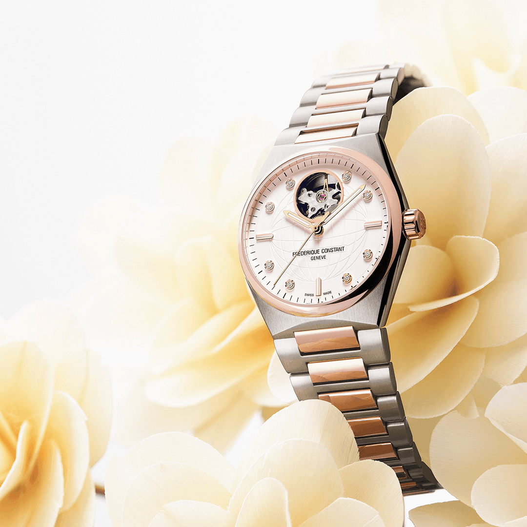 Frederique Constant Women's Automatic Sport Watch Silver Diamond Dial - Wallace Bishop