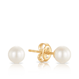 5mm Freshwater Pearl Earrings in 9ct Yellow Gold