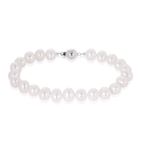 8mm Freshwater Pearl Bracelet with Sterling Silver Clasp