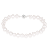 7mm Freshwater Pearl Bracelet with Sterling Silver Clasp