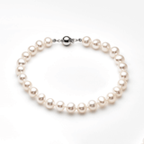 8mm Freshwater Pearl Bracelet with Sterling Silver Clasp