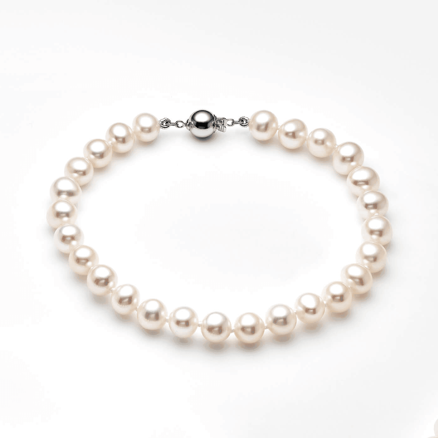 7mm Freshwater Pearl Bracelet with Sterling Silver Clasp