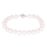 9mm Freshwater Pearl Bracelet with Sterling Silver Clasp