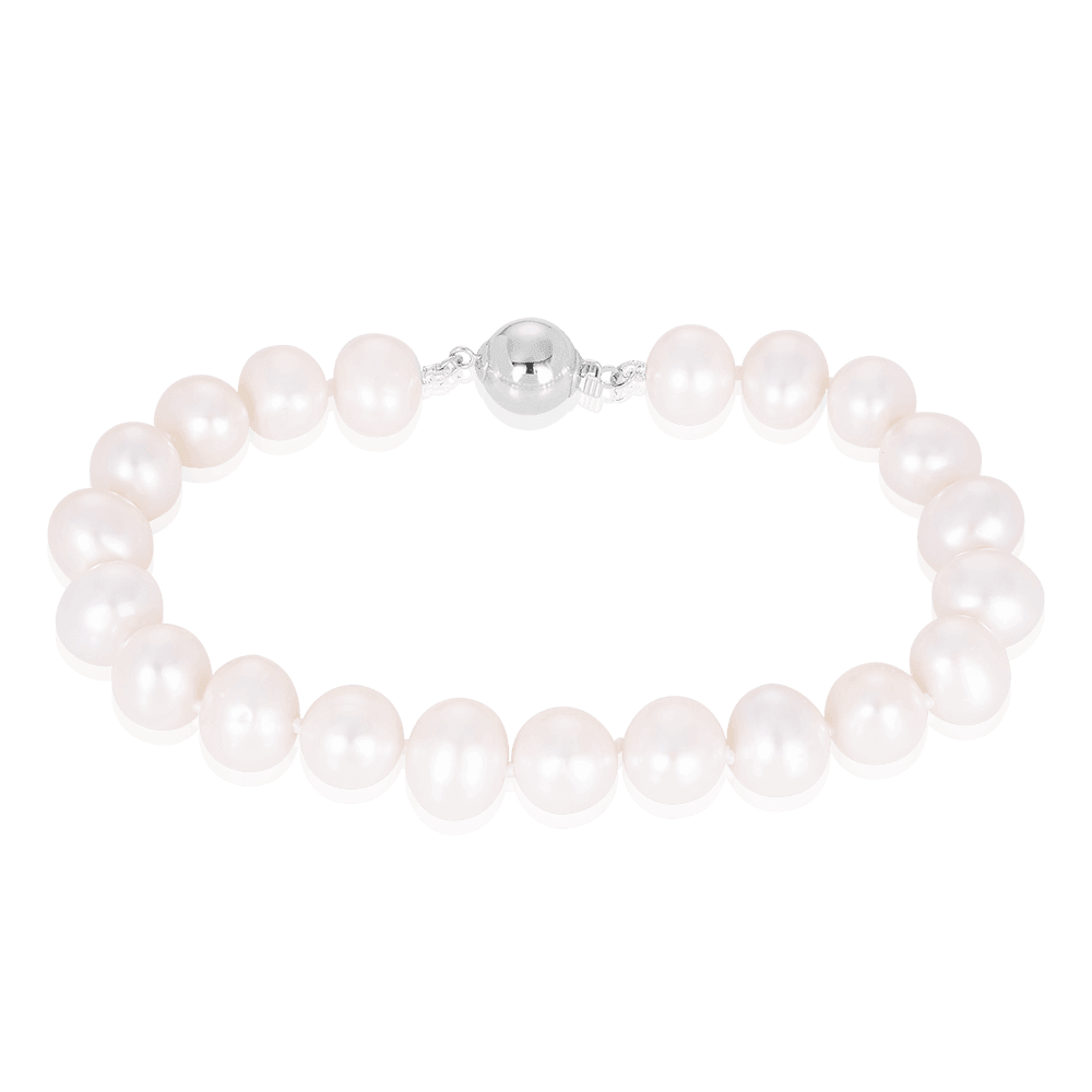 Freshwater Pearl Bracelet in Sterling Silver - Wallace Bishop