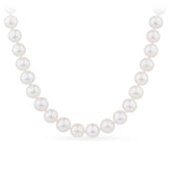 8mm Freshwater Pearl Strand Necklace with 9ct Yellow Gold Clasp