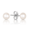 Freshwater Pearl Stud Earrings in Sterling Silver - Wallace Bishop