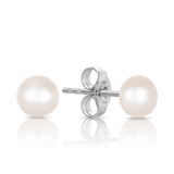 5mm Freshwater Pearl Stud Earrings in Sterling Silver