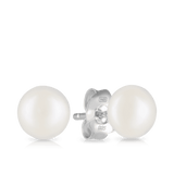 6mm Freshwater Pearl Stud Earrings in Sterling Silver
