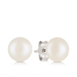 7mm Freshwater Pearl Stud Earrings in Sterling Silver