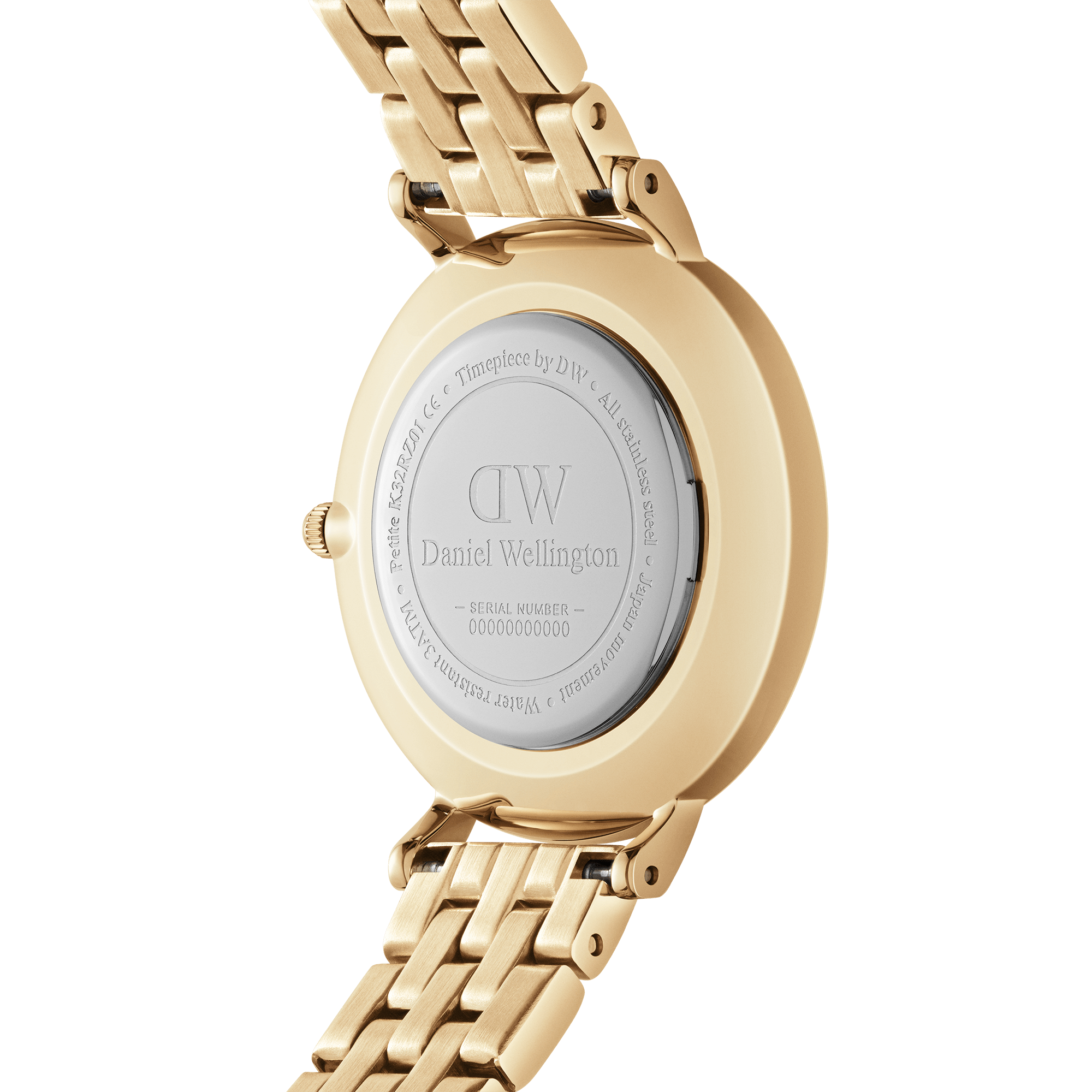 Daniel Wellington Petite Roman Numerals 28 5-Link G White Watch