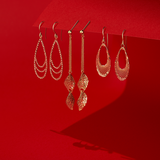 Pear Drop Earrings in 9ct Yellow Gold