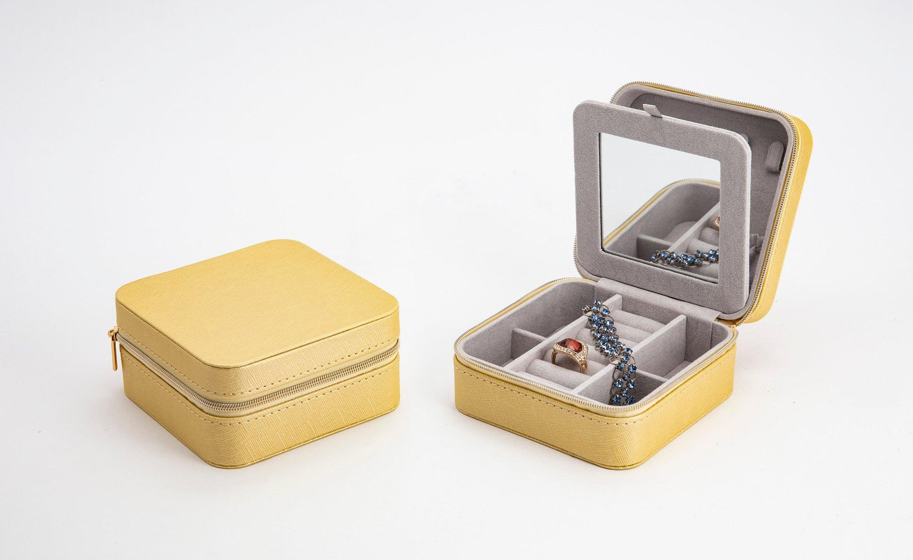 Gold Zip Travel Case - Wallace Bishop