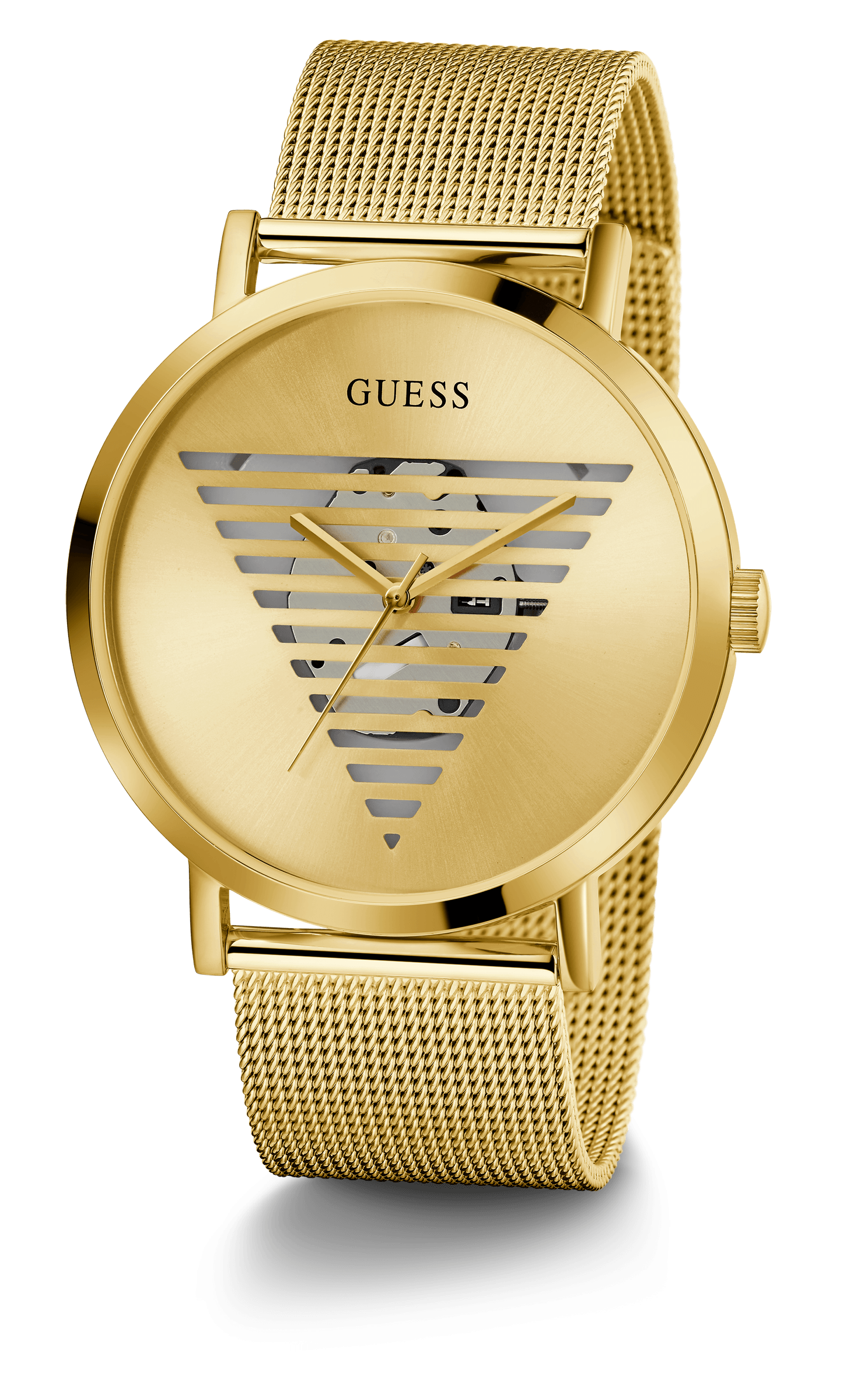 Guess Men's 44mm Gold PVD Quartz Watch GW0502G1