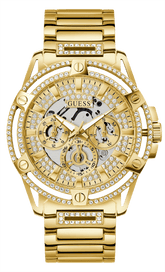 Guess Men's 48mm Gold PVD Quartz Watch GW0497G2 - Wallace Bishop
