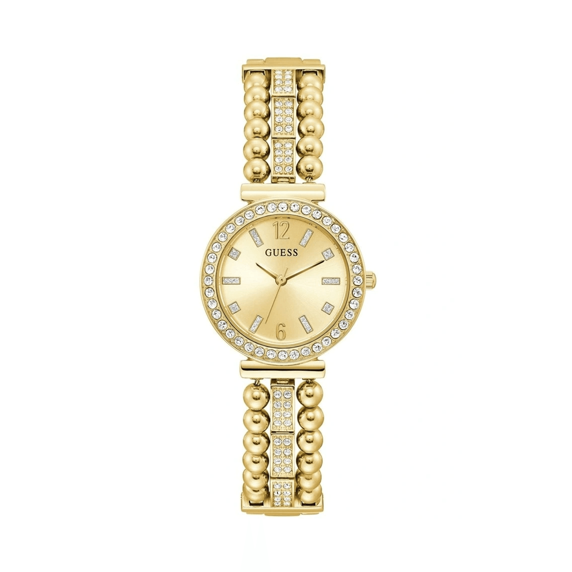 Guess Women's 30mm Gold PVD Quartz Watch GW0401L2