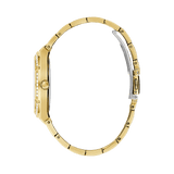 Guess Women's Gold PVD Quartz Fashion Watch Champagne Dial GW0033L2