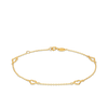 Heart Bracelet in 9ct Yellow Gold