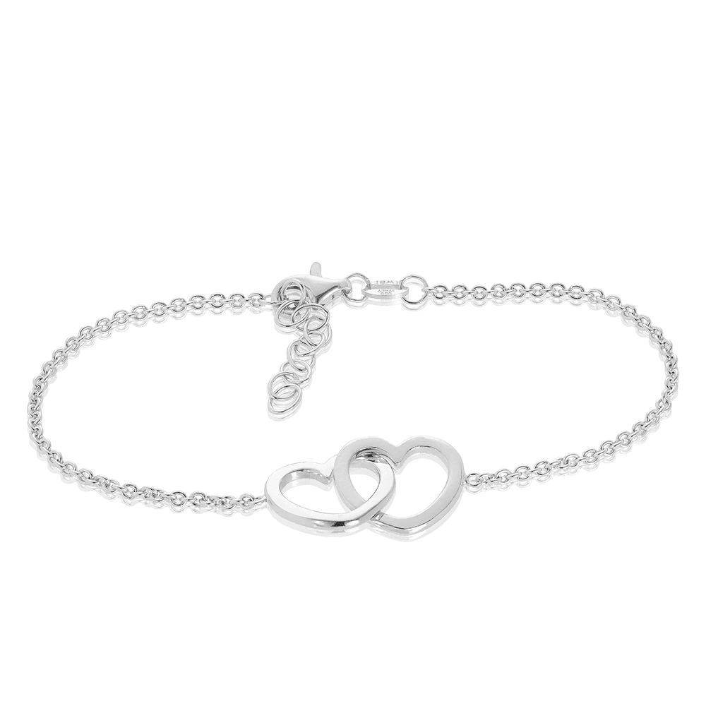 Heart Bracelet in Sterling Silver - Wallace Bishop