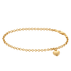 Heart Charm Bracelet in 9ct Yellow Gold - Wallace Bishop