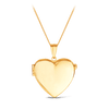 Heart Locket Pendant in 9ct Yellow Gold