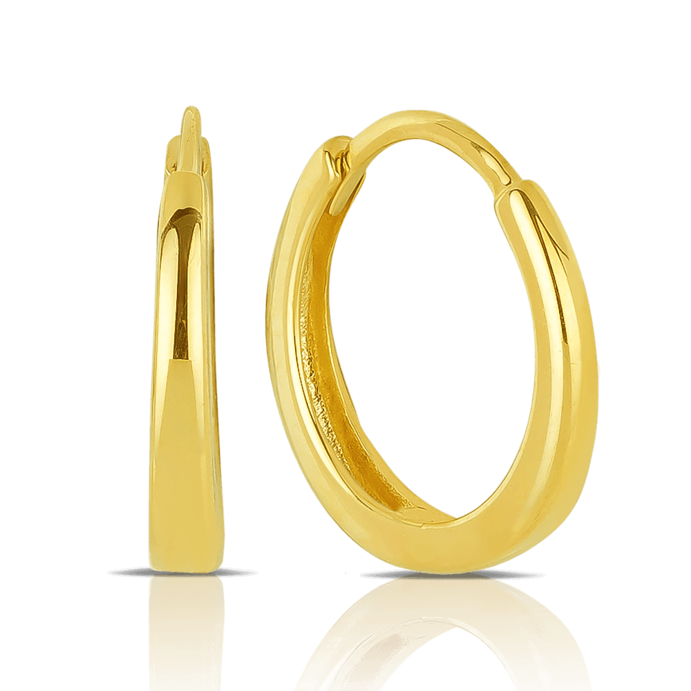 Hoop Earrings in 9ct Yellow Gold