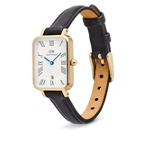 Daniel Wellington Quadro Roman Numerals Date Sheffield Gold
