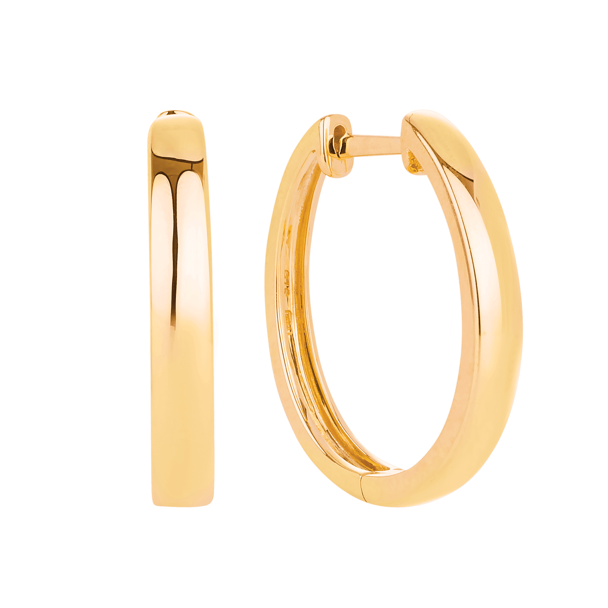Huggie Earrings in 9ct Yellow Gold