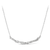 I Treasure® Diamond and Sterling Silver Twist Necklace