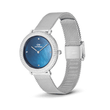 Daniel Wellington Crystalline Bezel Sterling Blue Watch