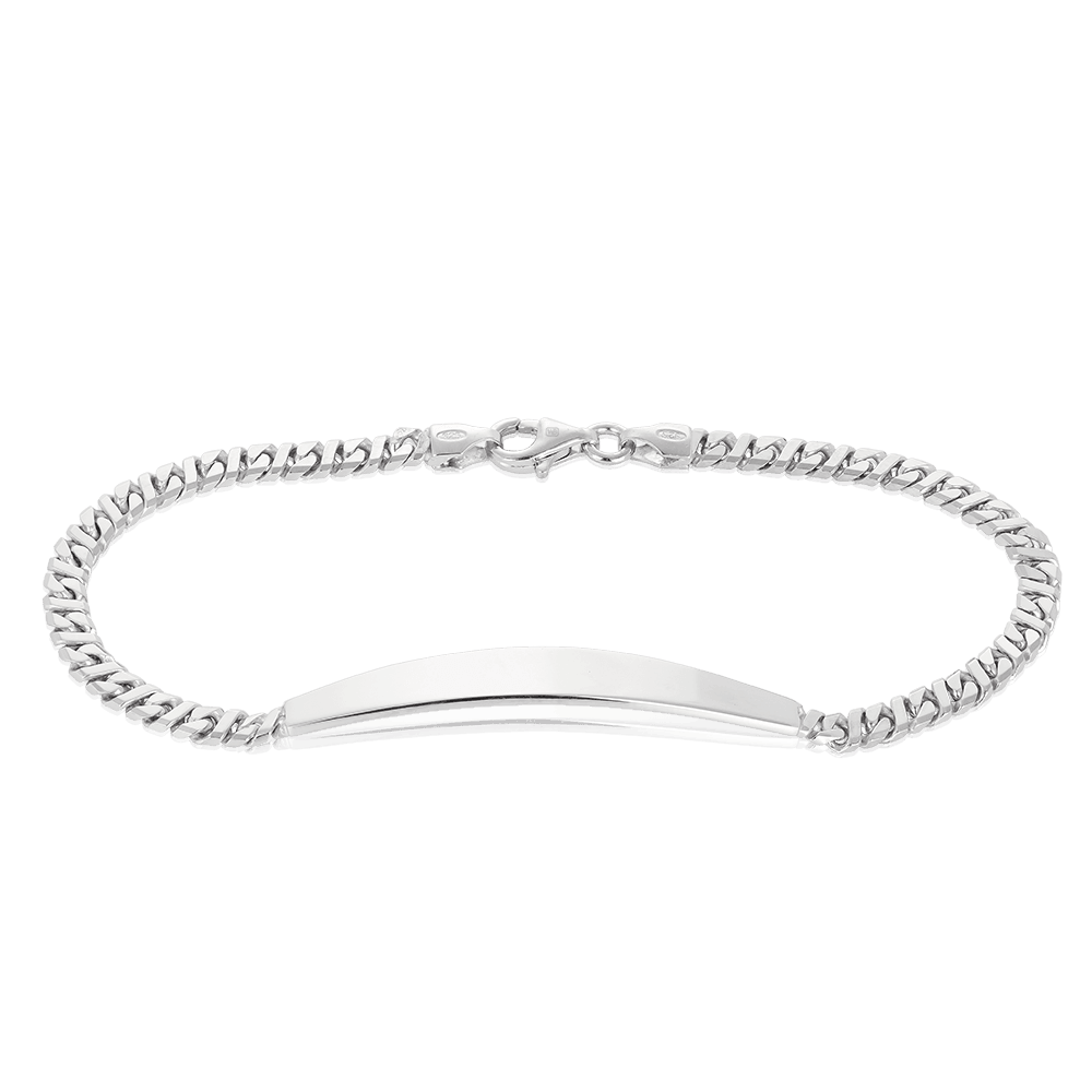 ID Bracelet in Sterling Silver - Wallace Bishop