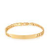 Identification Curb Link Men's Bracelet in 9ct Yellow Gold
