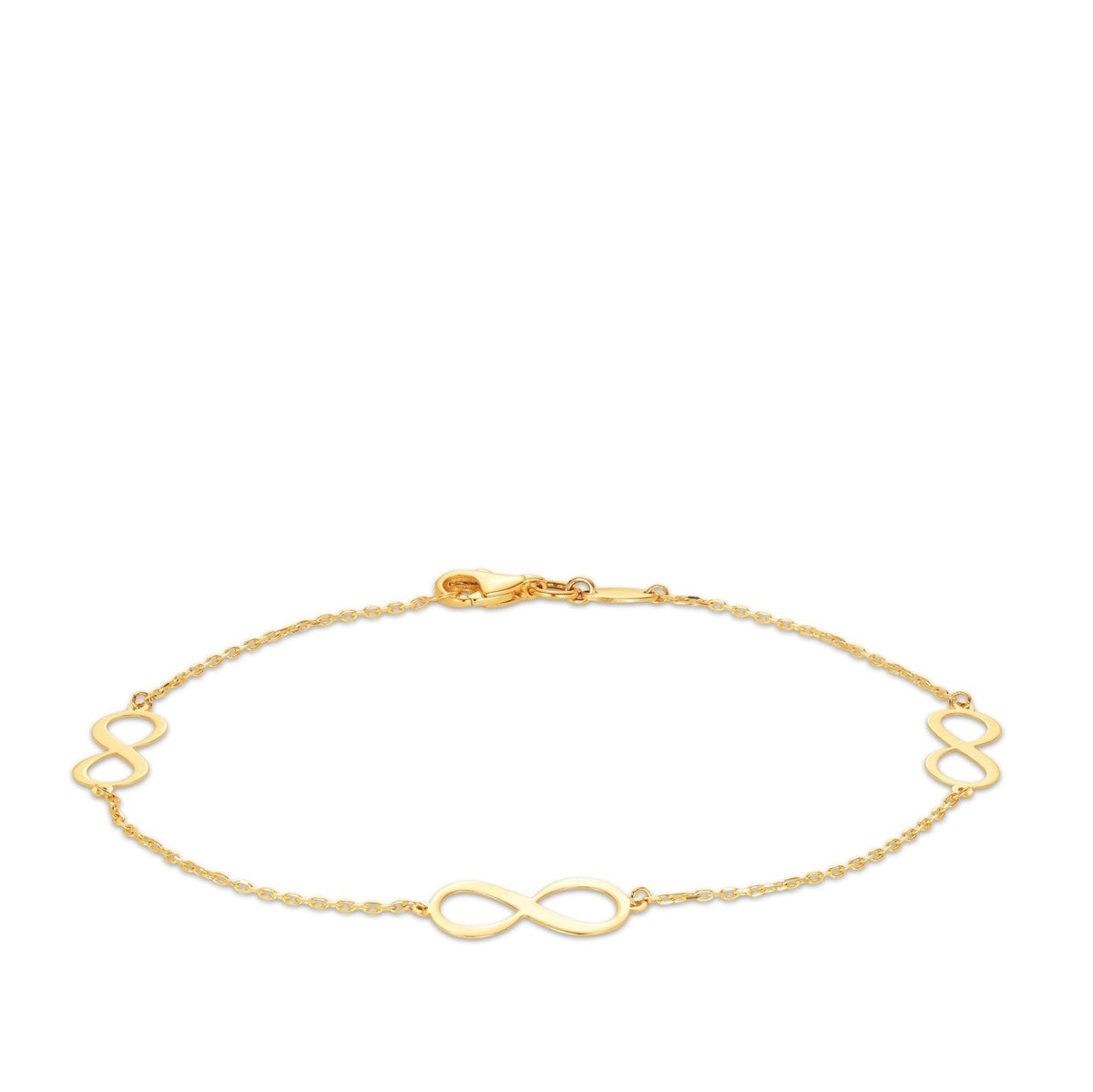 Infinity Bracelet in 9ct Yellow Gold - Wallace Bishop