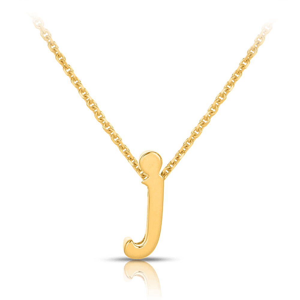 Initial Necklace in 9ct Yellow Gold - Wallace Bishop