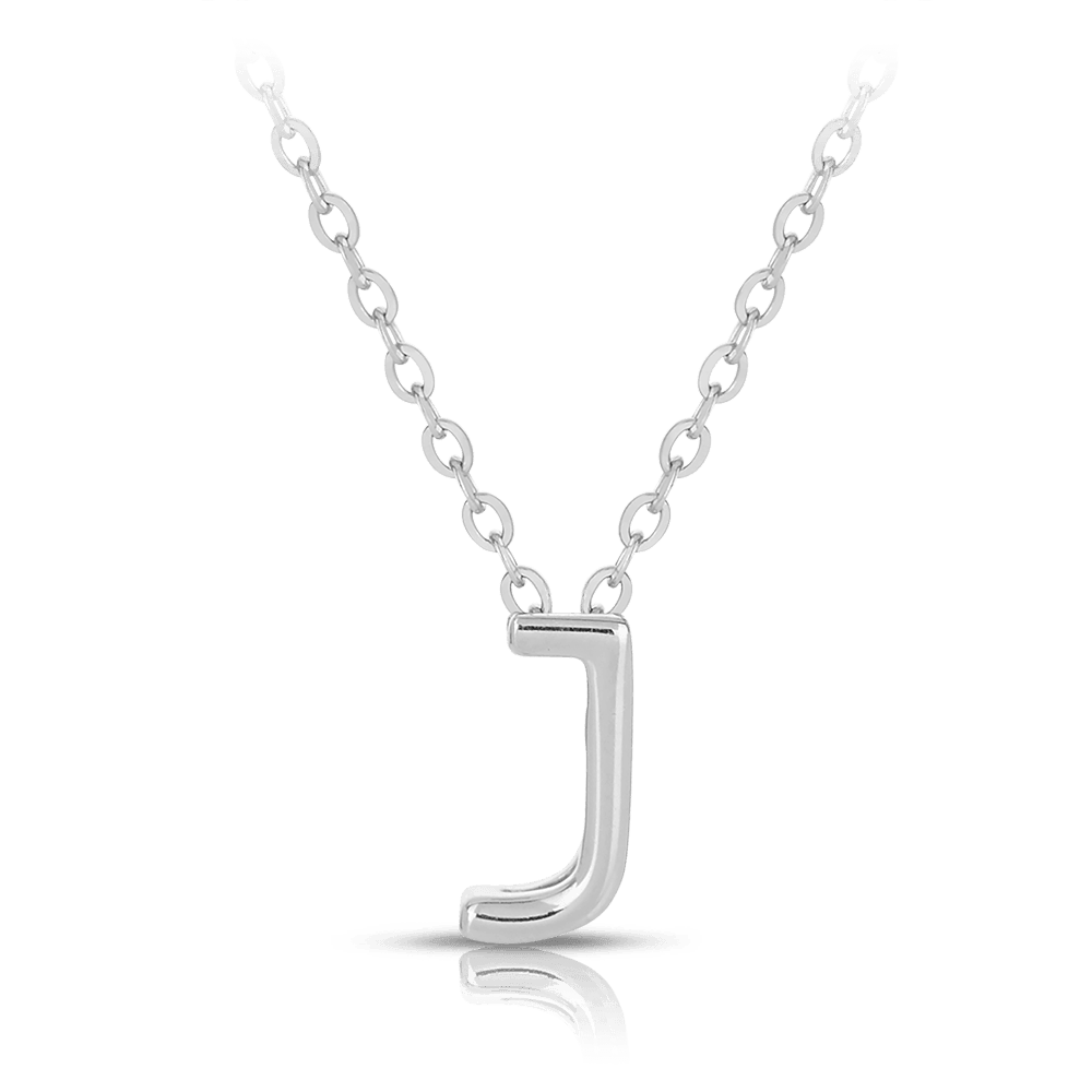 Initial Slider Necklace in Sterling Silver - Wallace Bishop