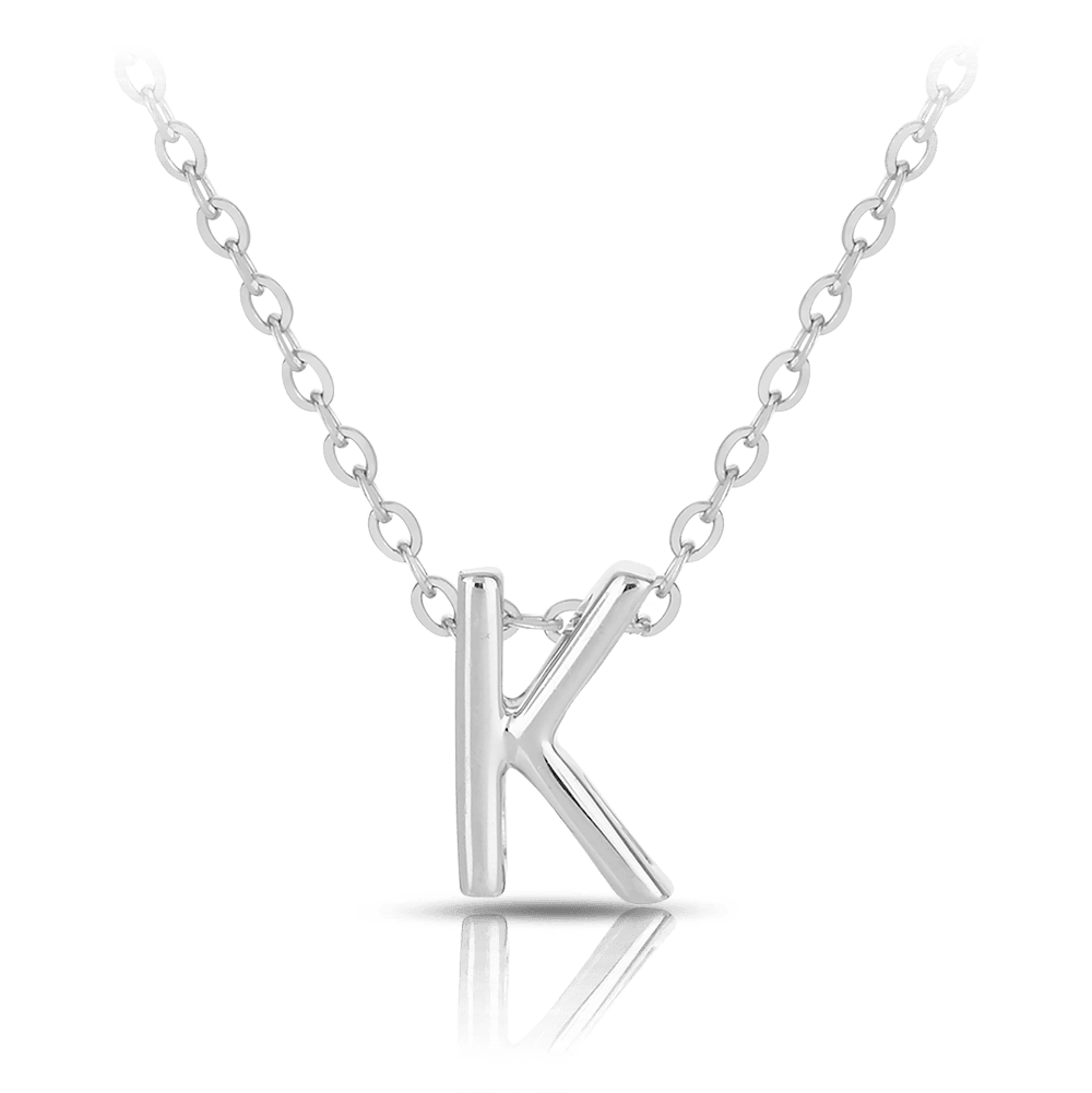 Initial Slider Necklace in Sterling Silver - Wallace Bishop