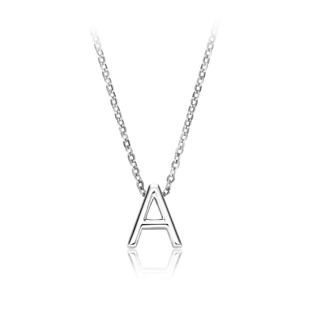 Initial Slider Necklace in Sterling Silver - Wallace Bishop