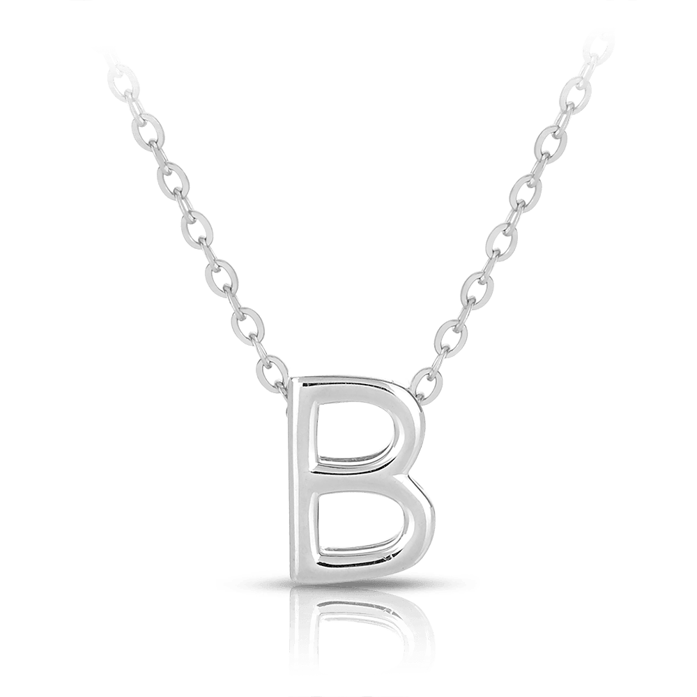 Initial Slider Necklace in Sterling Silver - Wallace Bishop