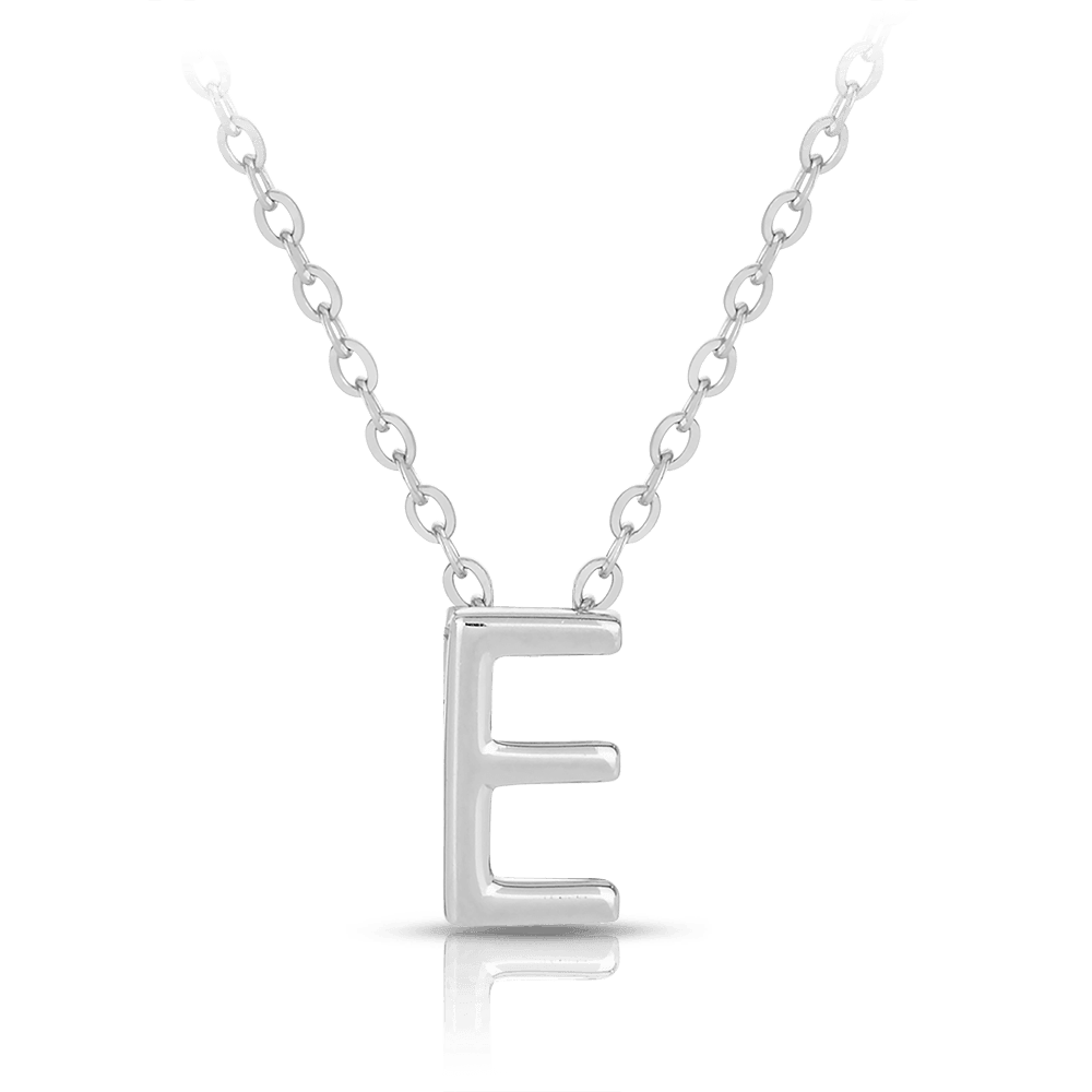 Initial Slider Necklace in Sterling Silver - Wallace Bishop