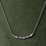 I Treasure® Diamond and Sterling Silver Twist Necklace