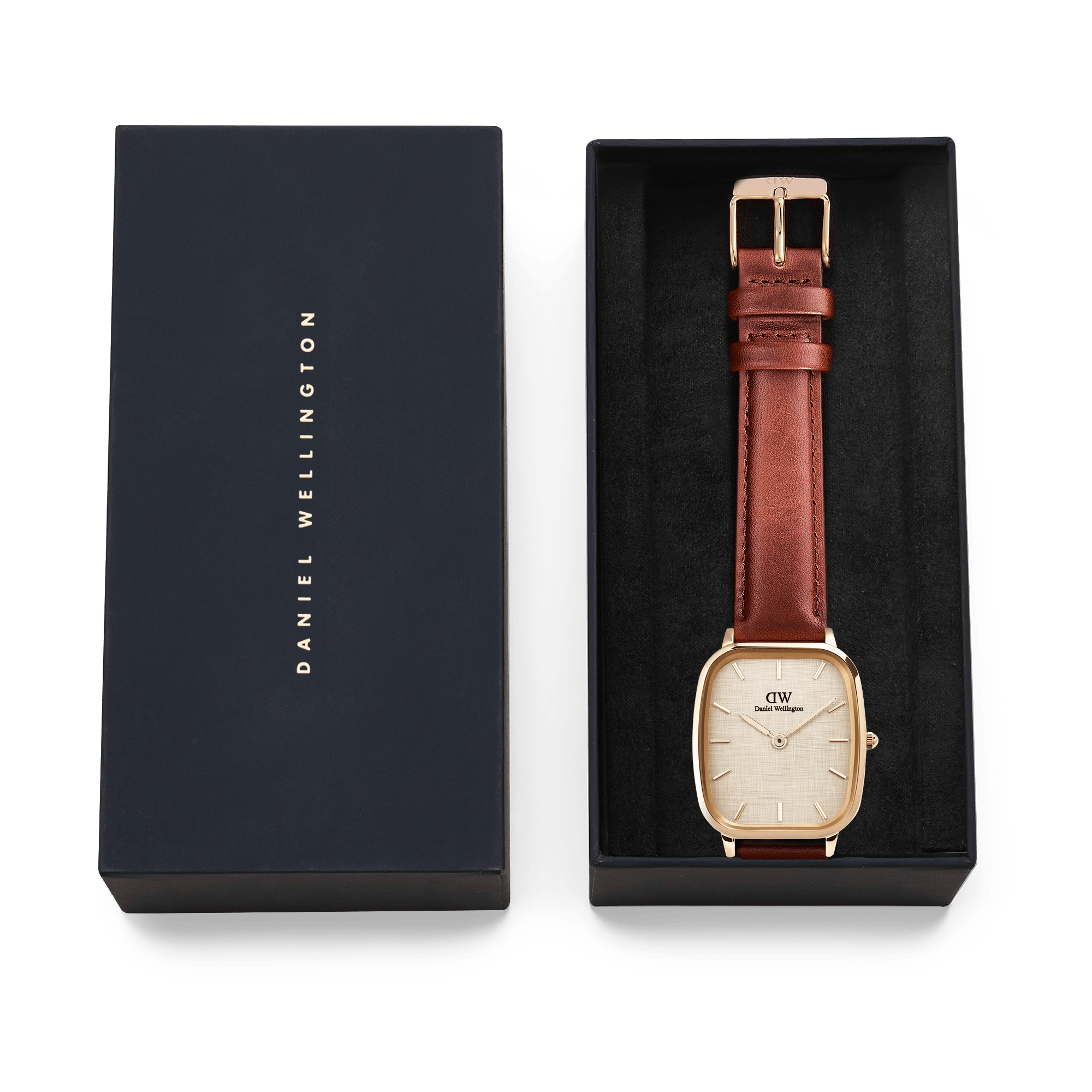 Daniel Wellington Marlon St Mawes Linen Rose Gold Watch