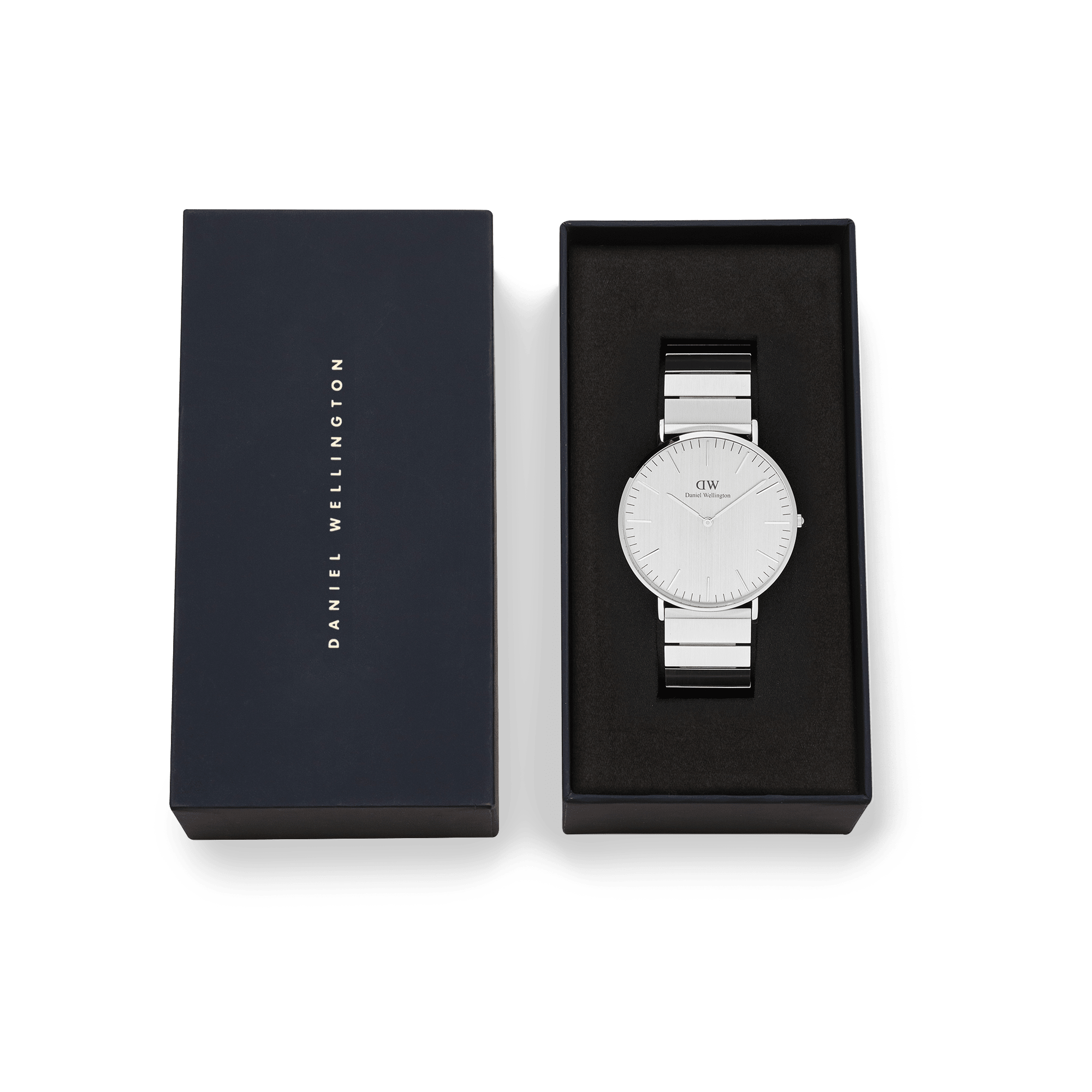 Daniel Wellington Classic Piano Link Silver Unitone Watch