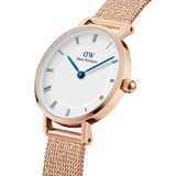 Daniel Wellington Petite Roman Numerals 28 Melrose RG White Watch