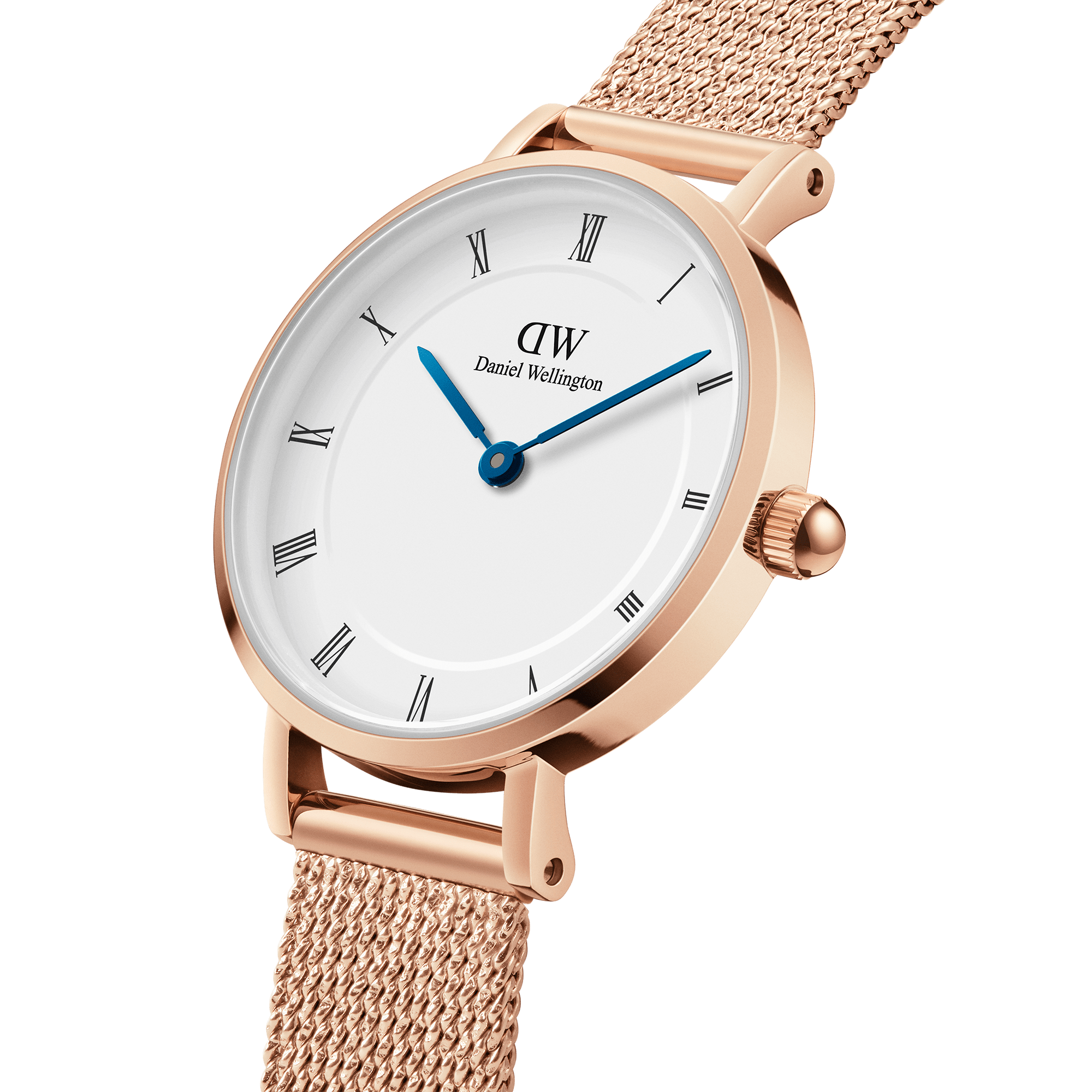 Daniel Wellington Petite Roman Numerals 28 Melrose RG White Watch