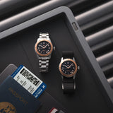 Longines Spirit Zulu Automatic GMT Men's 39mm Watch L3.803.5.53.6